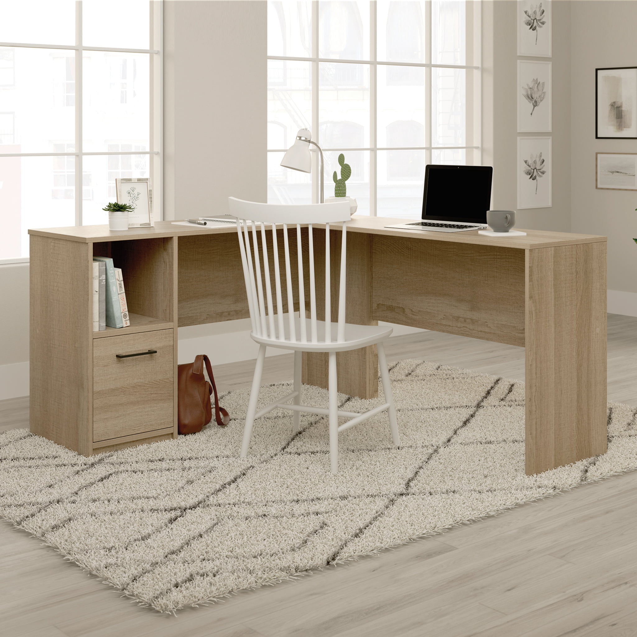 Sauder 425092 Beginnings L-Desk. Summer Oak Finish
