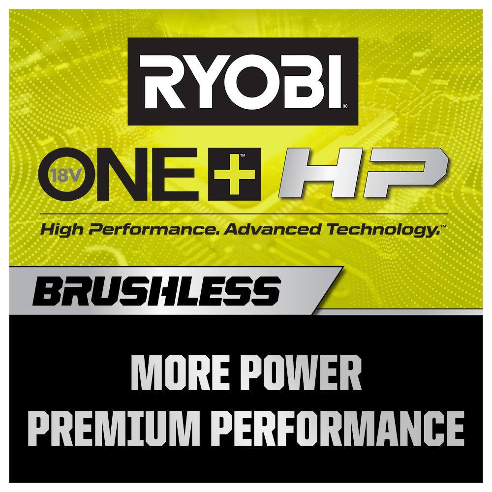 RYOBI P322-PBLJS01B ONE+ HP 18V 18-Gauge Brushless Cordless AirStrike Brad Nailer with ONE+ HP 18V Brushless Cordless Jig Saw (Tools Only)