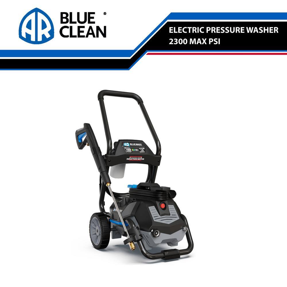 Maxx2300 AR Blue Clean 2-in-1. Electric Induction Motor 2300 PSI. Cold Water. Electric Pressure Washer. Up to 1.5 GPM. Maxx2300