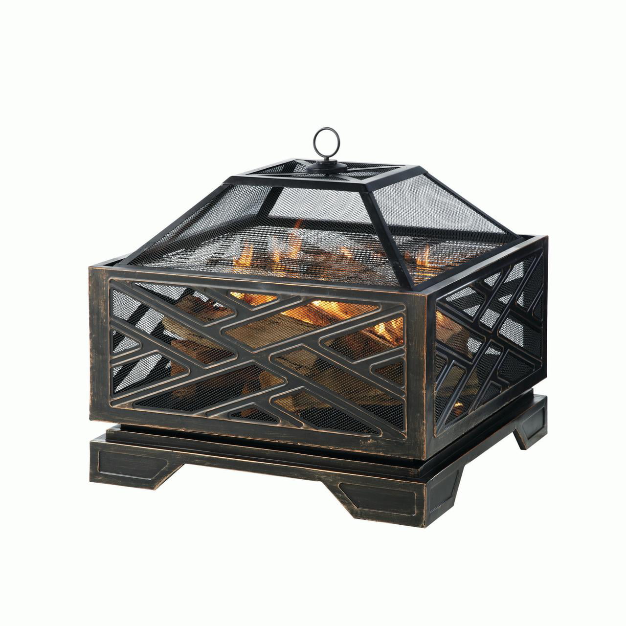 Pleasant Hearth OFW165S Martin 26″ Square Deep Bowl Fire Pit