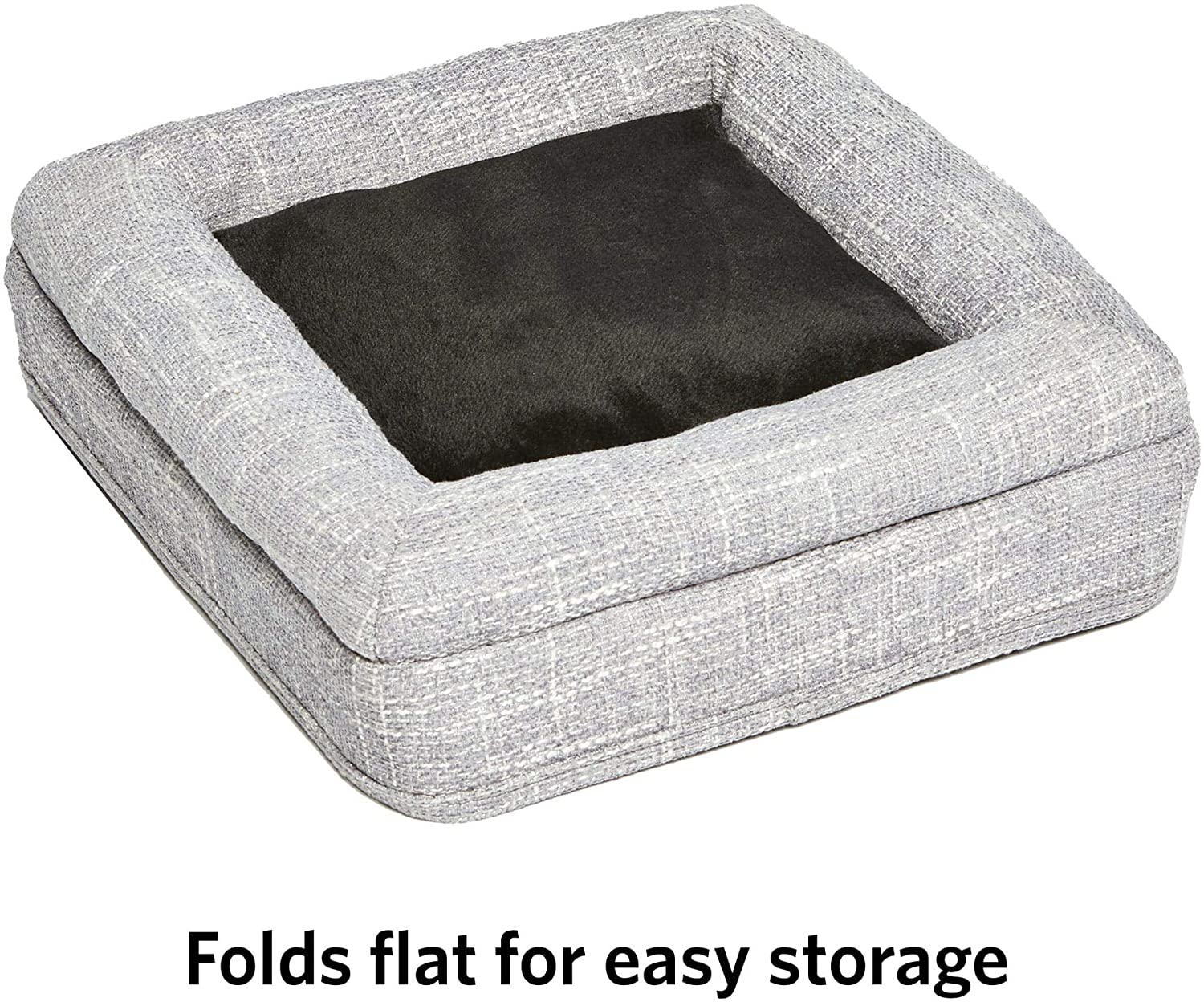 MidWest Curious Cube Condo + Catty Scratch Cat Scratcher with Catnip. Small. Silver