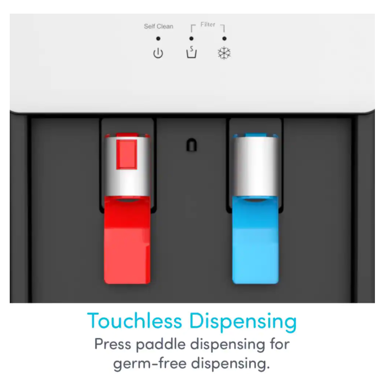 Avalon Self-Cleaning Touchless Bottle-Less Water Cooler Dispenser with Hot/Cold Water. Child Lock. NSF/UL/ENERGY STAR. White