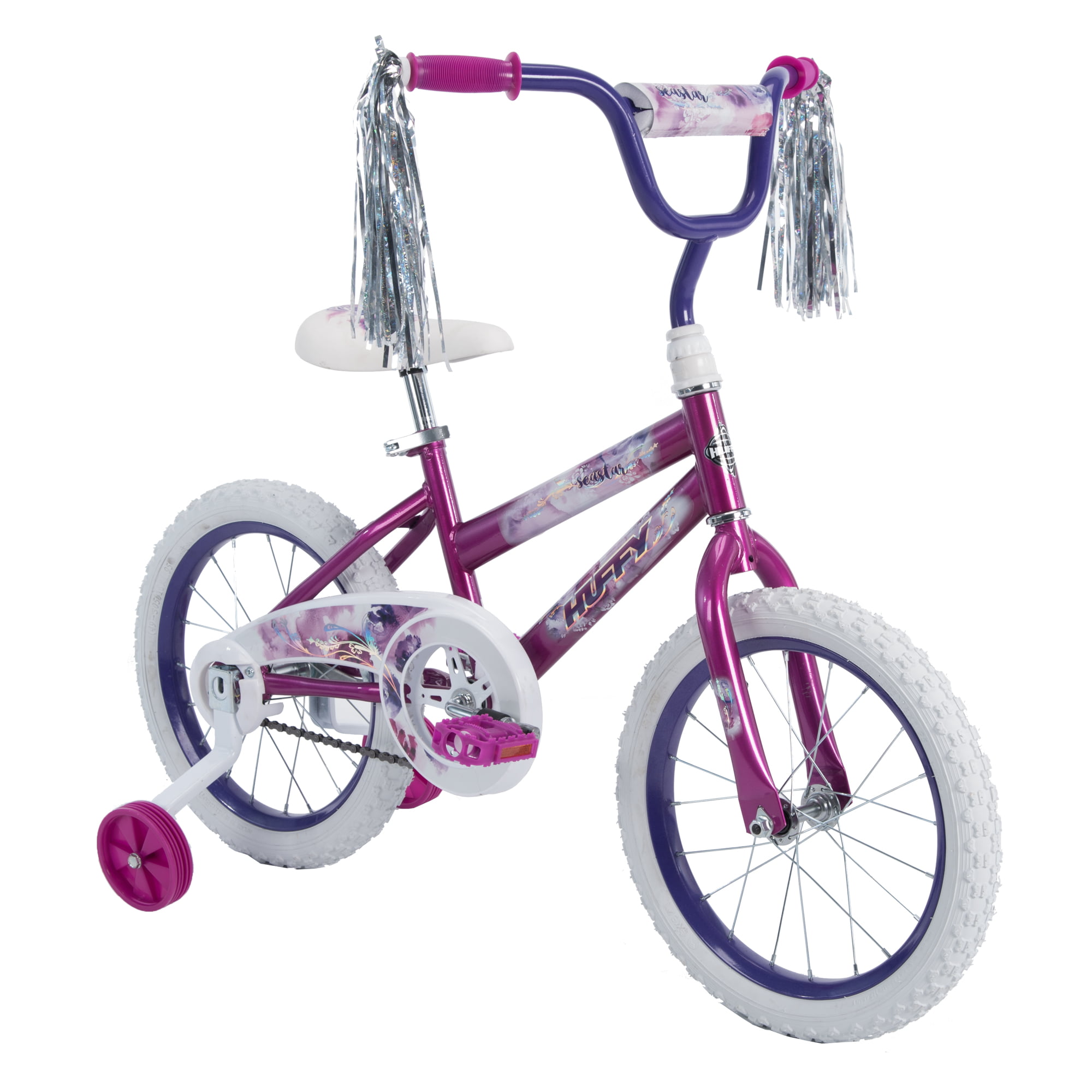 Huffy 16 in. Sea Star Girl Kids Bike. Metallic Purple
