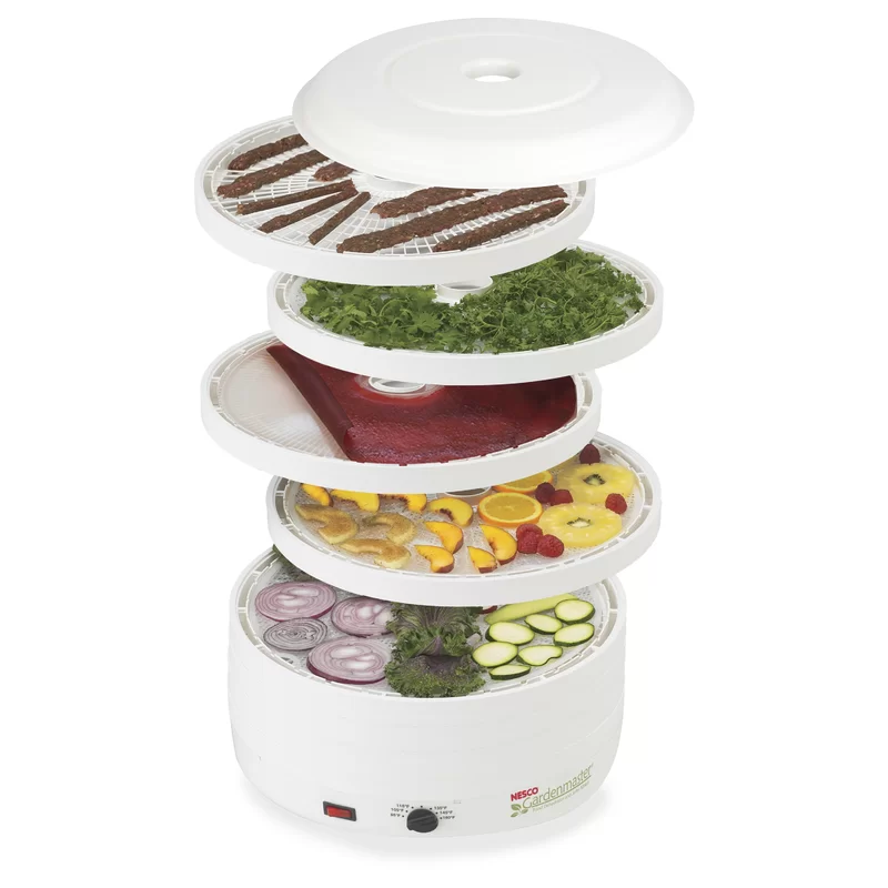 Nesco FD-1018A Gardenmaster Pro Food Dehydrator. for Jerky and Snacks. White