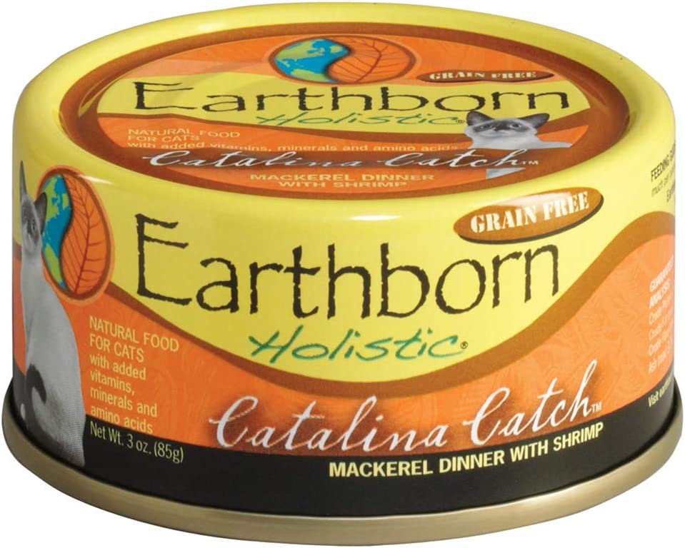 Earthborn Holistic Catalina Catch Grain Free Canned Cat Food 3-oz. case of 24