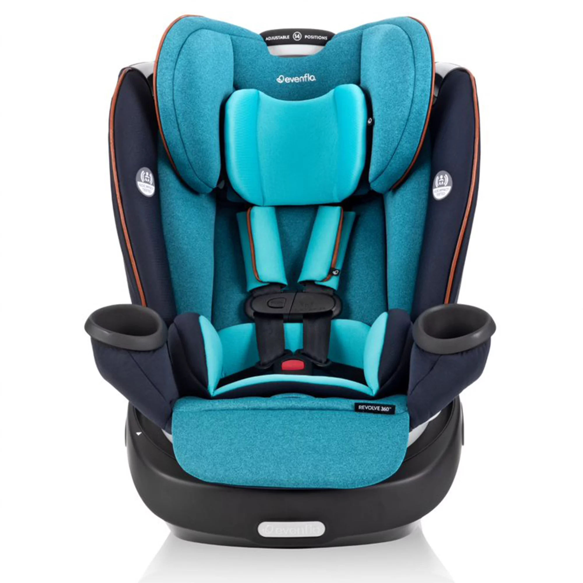 Evenflo GOLD Revolve360 Rotational All-In-One Convertible Baby Car Seat (Sapphire Blue)