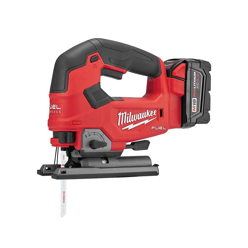 Milwaukee 2836-21-2723-20-2737-20 M18 FUEL 18V Lithium-Ion Cordless Brushless Oscillating Multi-Tool Kit With FUEL Compact Router and Jigsaw