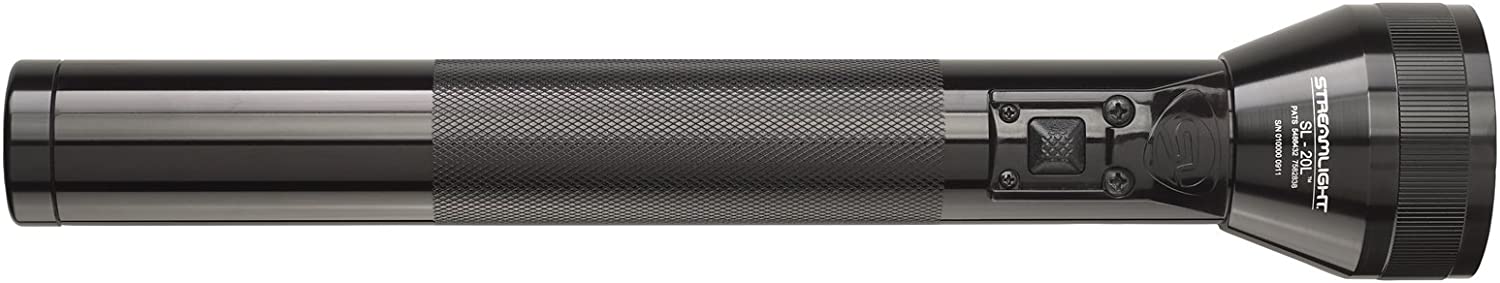 Streamlight 20702 SL-20L 450-Lumen LED Flashlight. 12-Volt DC Charger. Black