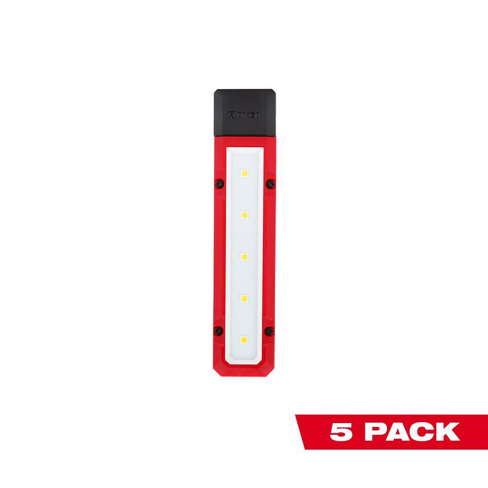 Milwaukee 2108-X5 300 Lumens LED Magnetic Flood Light (5-Pack)