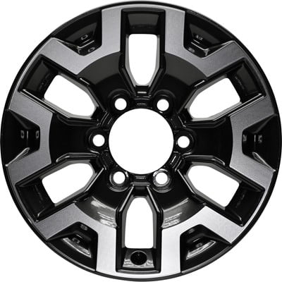 KAI 16 X 7 Reconditioned OEM Aluminum Alloy Wheel. Machined and Charcoal. Fits 2016-2021 Toyota Tacoma