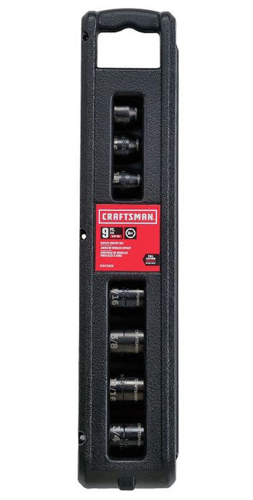 Craftsman 3/8 and 1/2 in Drive SAE Socket 9 pc Set
