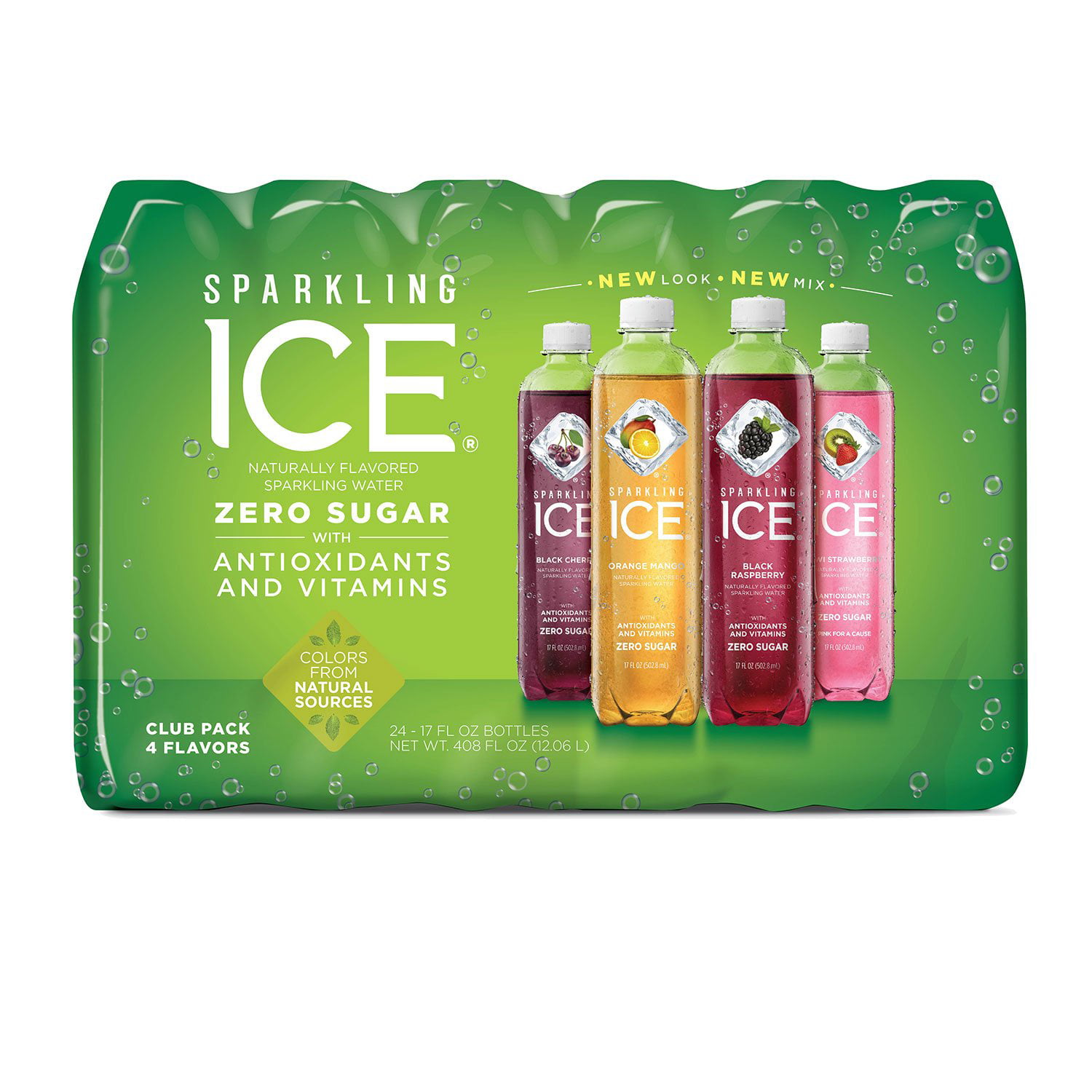 Sparkling Ice Fruit Blasters Variety Pack (17 Ounce. 24 Pack)