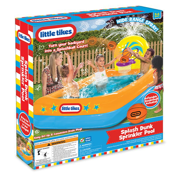 Little Tikes Splash Dunk Pool. 68″ x 32″ Rectangle Shaped Pool. Ages 3 Years and up
