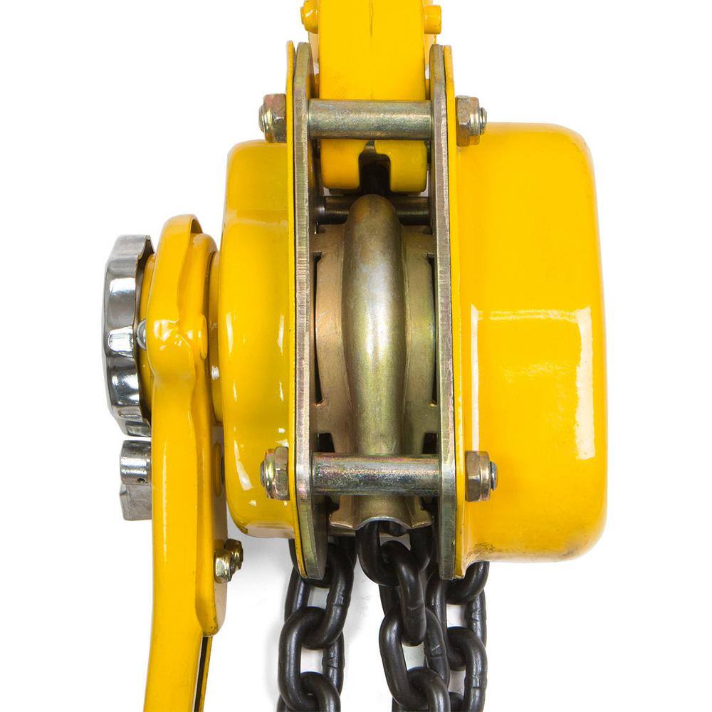 XtremepowerUS 58107-H2 10 ft. 6-Ton Steel Block Chain Lever Hoist Puller Lifter