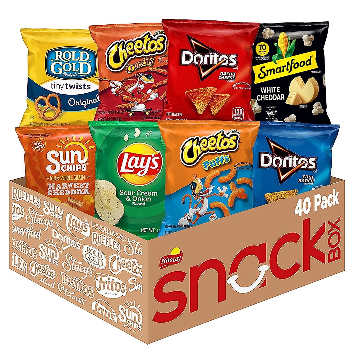 Frito-Lay Fun Times Mix Variety Pack. 40 Count