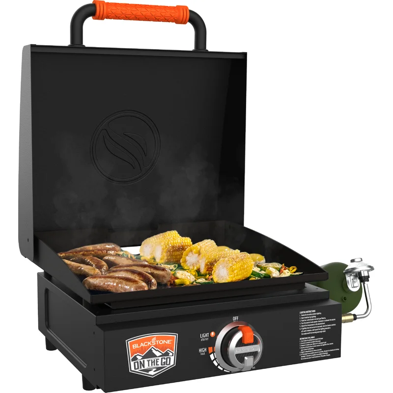 Blackstone 1900 On The Go Tabletop Griddle with Hood - 17″