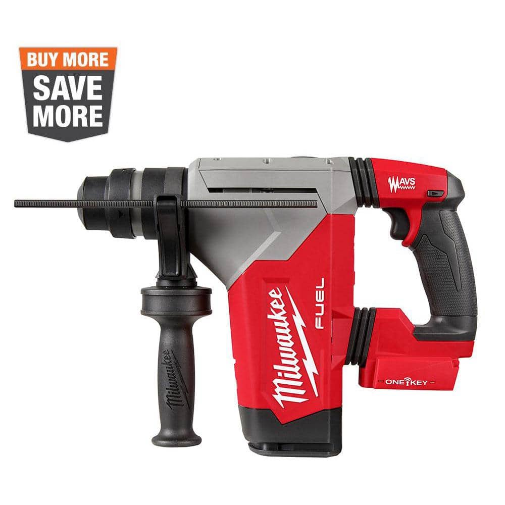Milwaukee 2915-20 M18 FUEL 18V Lithium-Ion Brushless Cordless SDS-Plus 1-1/8 in. Rotary Hammer Drill (Tool-Only)
