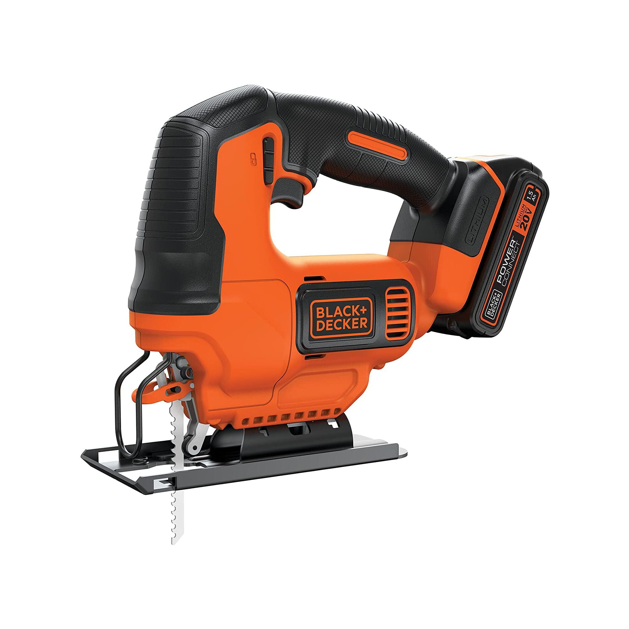 BLACK+DECKER 20V Max Jigsaw with Battery and Charger. Model BDCJS20C