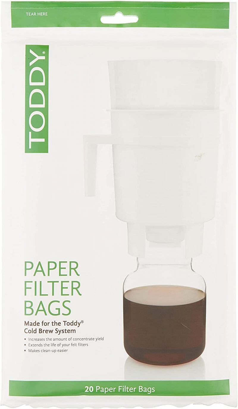 Toddy Paper Bags Coffee Filters. Home Model. Natural