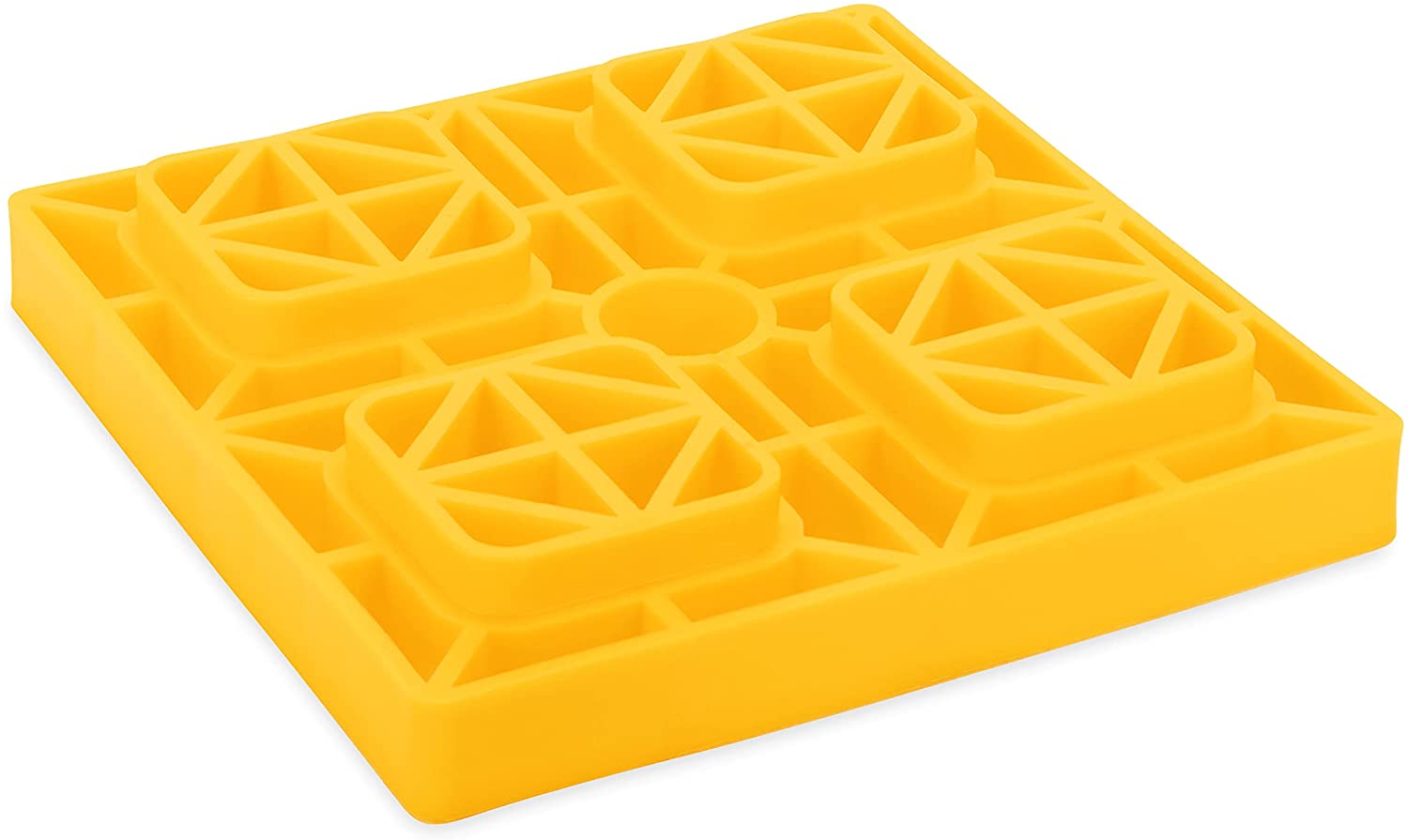 Camco Heavy Duty Leveling Blocks. Ideal For Leveling Single and Dual Wheels. (10 pack) (44505) - Yellow