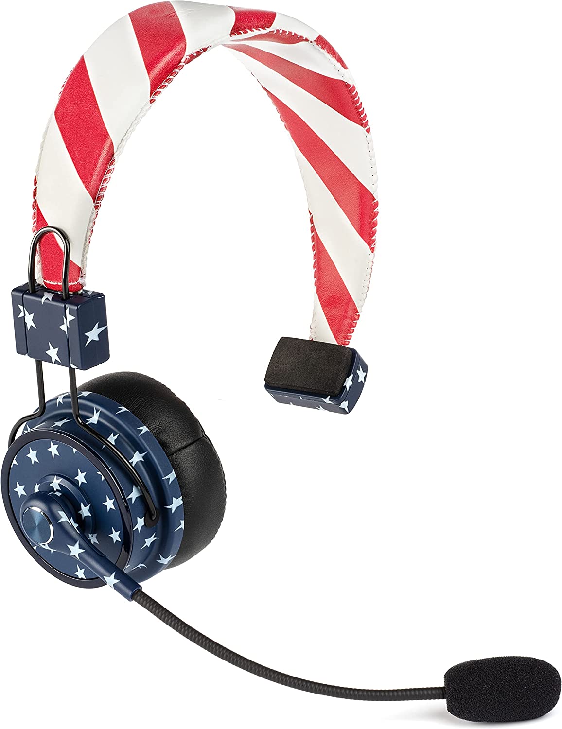 Blue Tiger Elite Ultra USA Wireless Bluetooth Headset – Truckers' and Office Professional Headset - Noise Cancellation Bluetooth 5.0 Head Set – 60 Hours Talk Time. 1200 Hours Standby