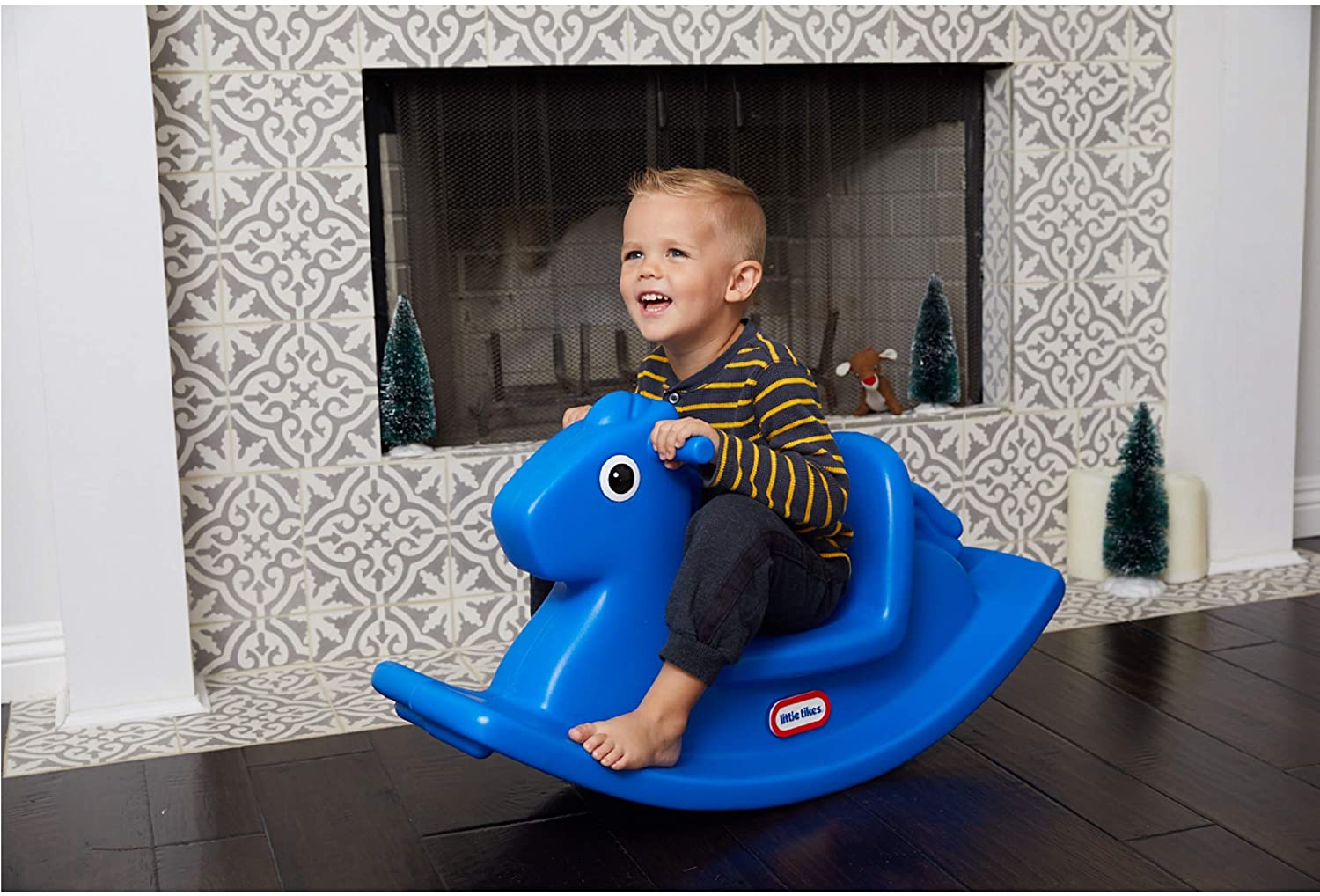 Little Tikes Rocking Horse Blue. 33.00 L x 10.00 W x 17.50 H Inches