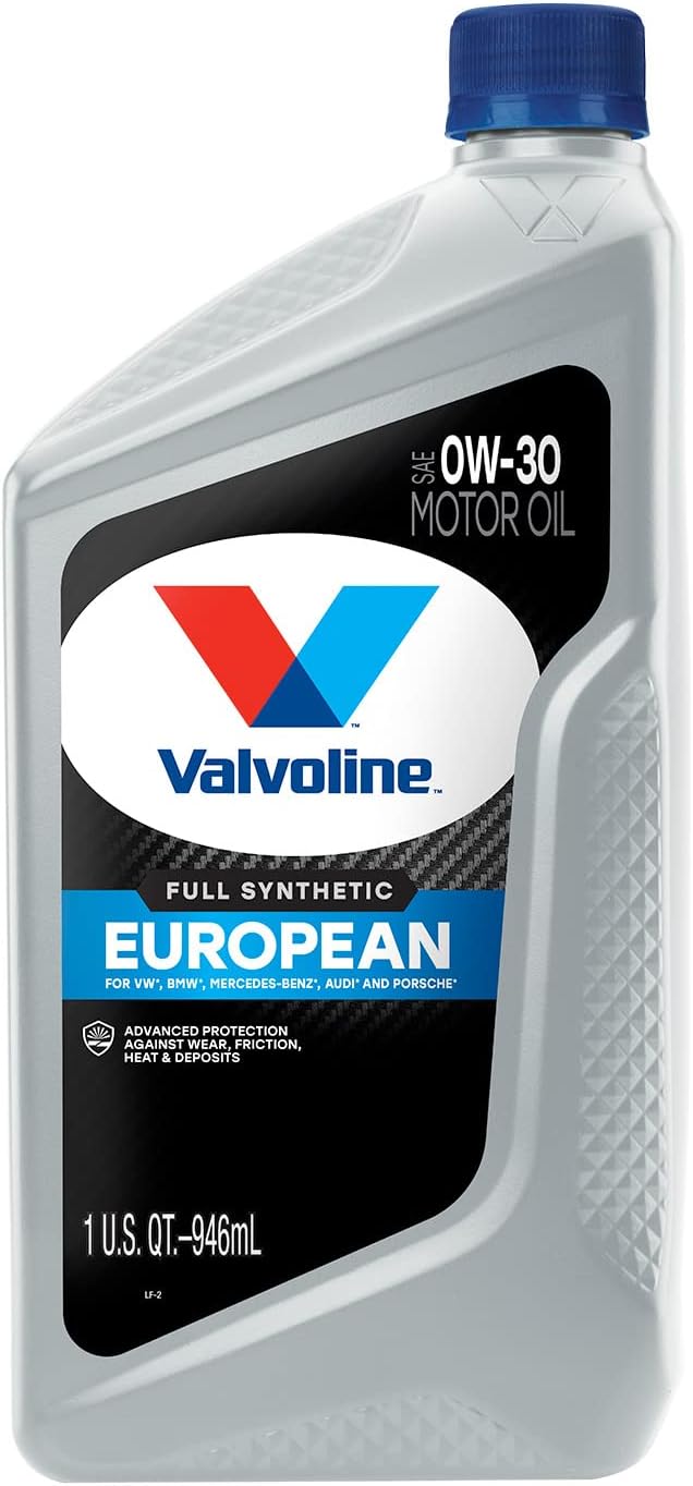 Valvoline European Vehicle Full Synthetic SAE 0W-30 Motor Oil 1 QT. Case of 6