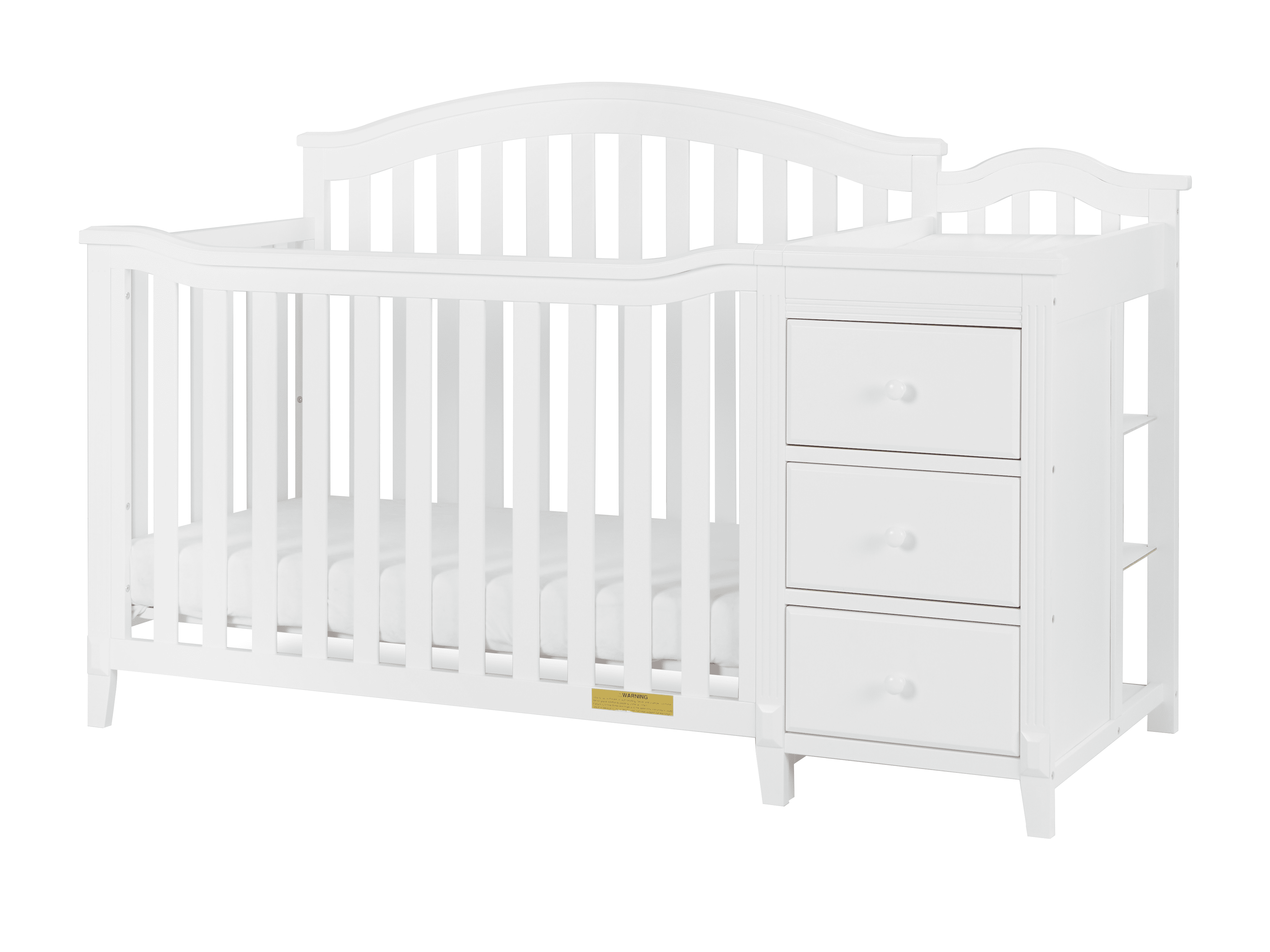 AFG Kali II 4-in-1 Convertible Crib and Changer White