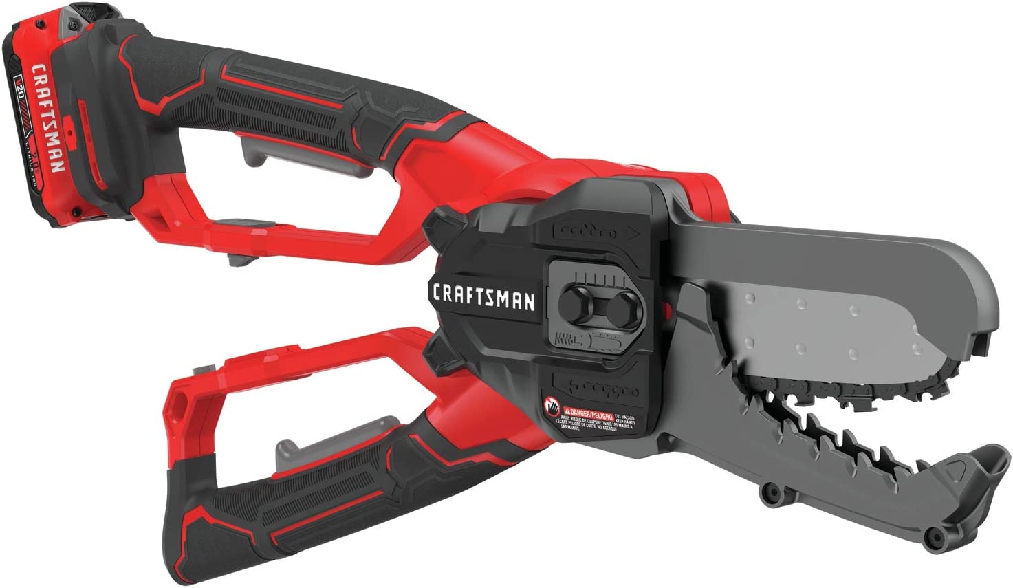 CRAFTSMAN V20 Cordless Lopper. 6 inch. Battery and Charger Included (CMCCSL621D1). Red