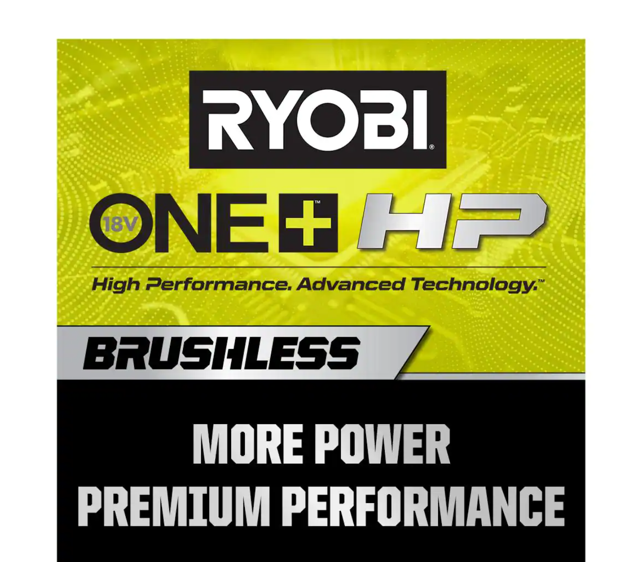 RYOBI PBLID02B ONE+ HP 18V Brushless Cordless 1/4 in. 4-Mode Impact Driver (Tool Only)
