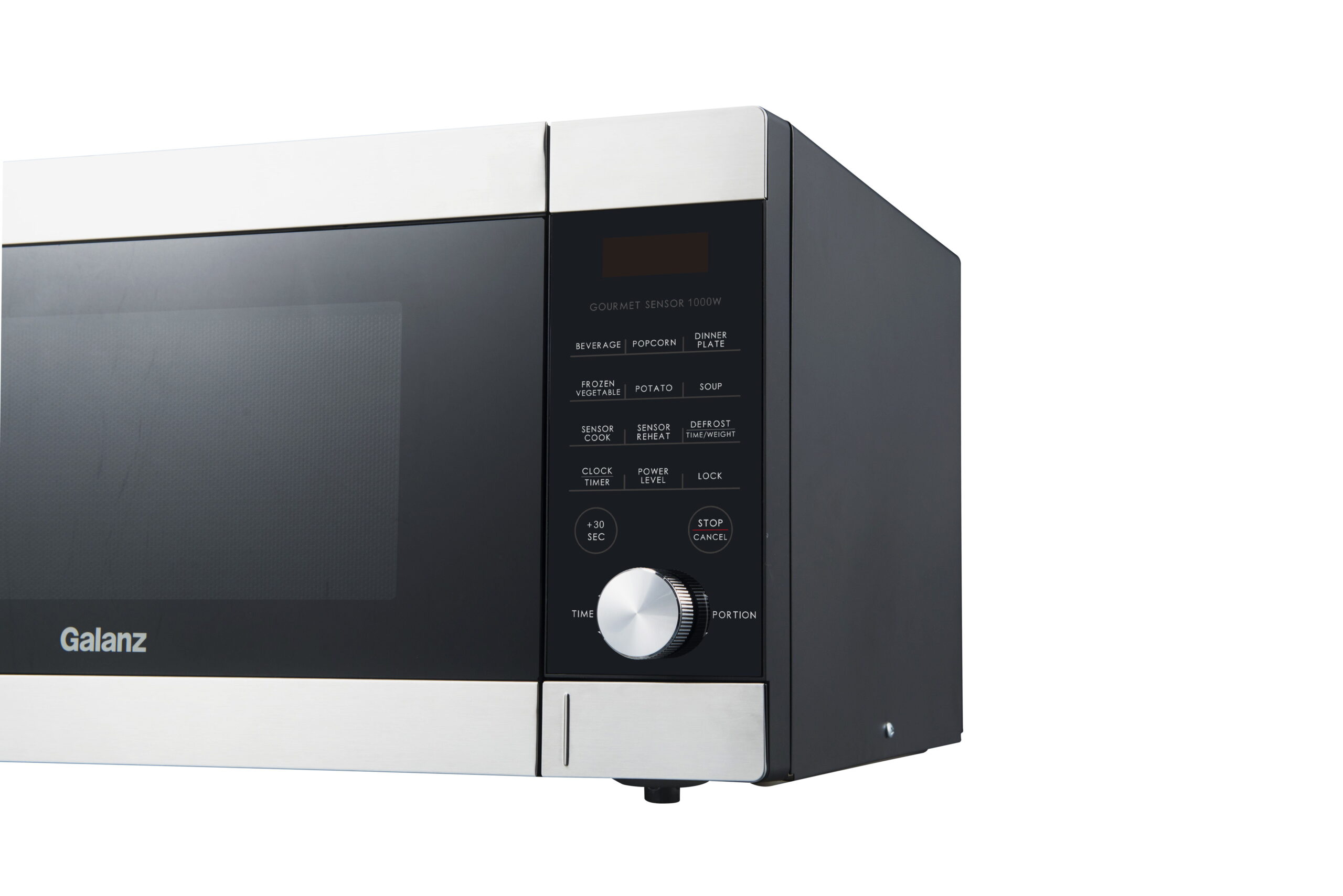 Galanz Express Wave 1.1 cu. ft. Sensor Cook Countertop Microwave Oven. 1000 Watts. Stainless Steel