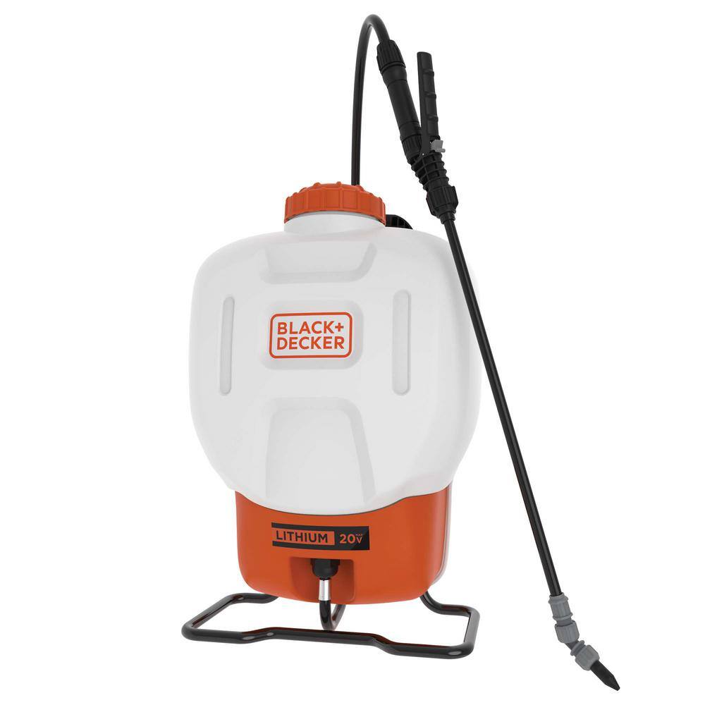 BLACK+DECKER 190657 4 Gal. Black and Decker Battery Powered Backpack Sprayer