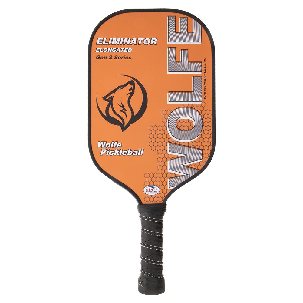 Wolfe Sports Eliminator Pickleball Paddle Orange Elongated (     )
