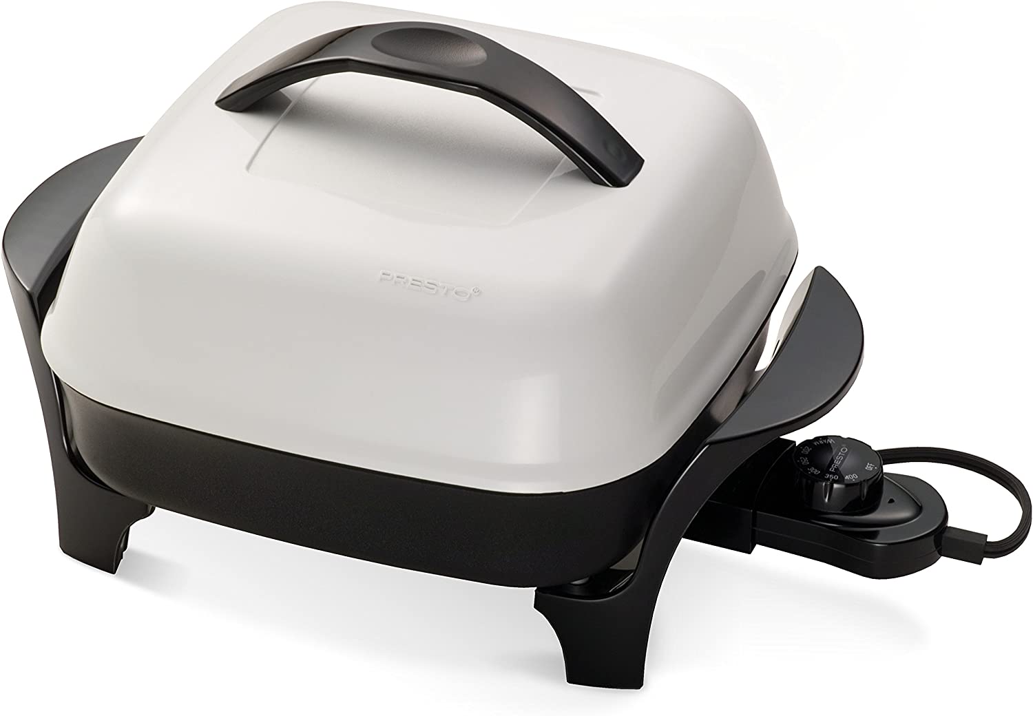 Presto 06620 11-Inch Electric Skillet.Black/White