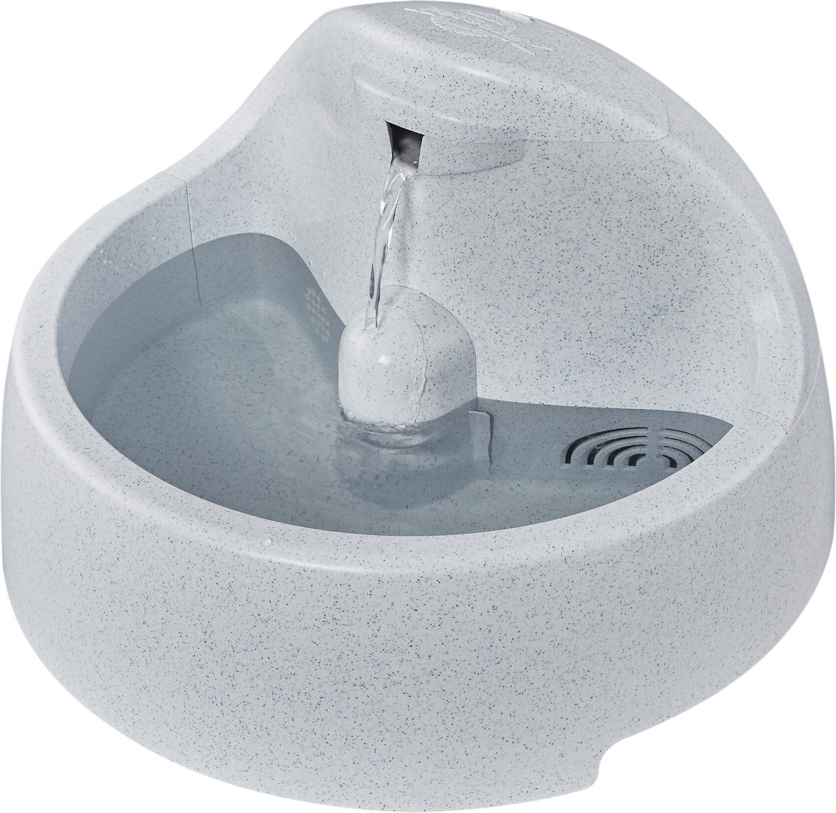 PetSafe Drinkwell Everflow Indoor/Outdoor Dog and Cat Water Fountain. Pet Drinking Fountain. 192 oz. Water Capacity Gray