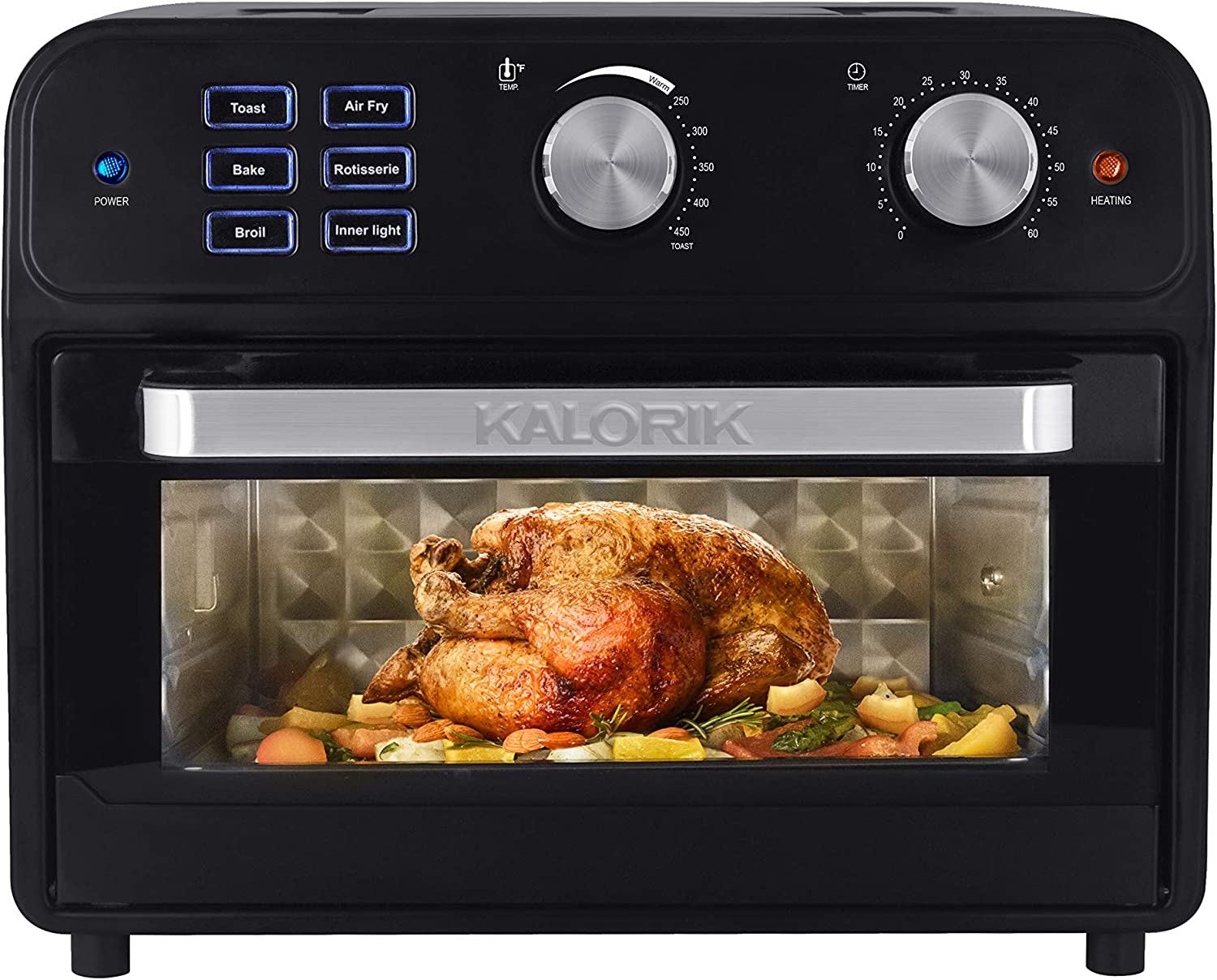 KALORIK AFO 46110 BK 22 Qt. Black Digital Air Fryer Toaster Oven