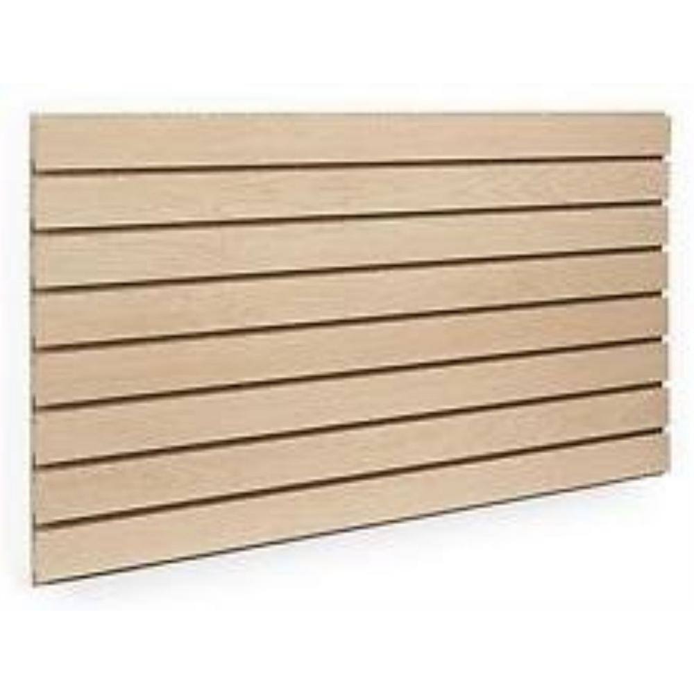 Only Hangers SW24-MAPLE 24 in. H x 48 in. L Maple Slatwall Panels (Set of 2 Panels)