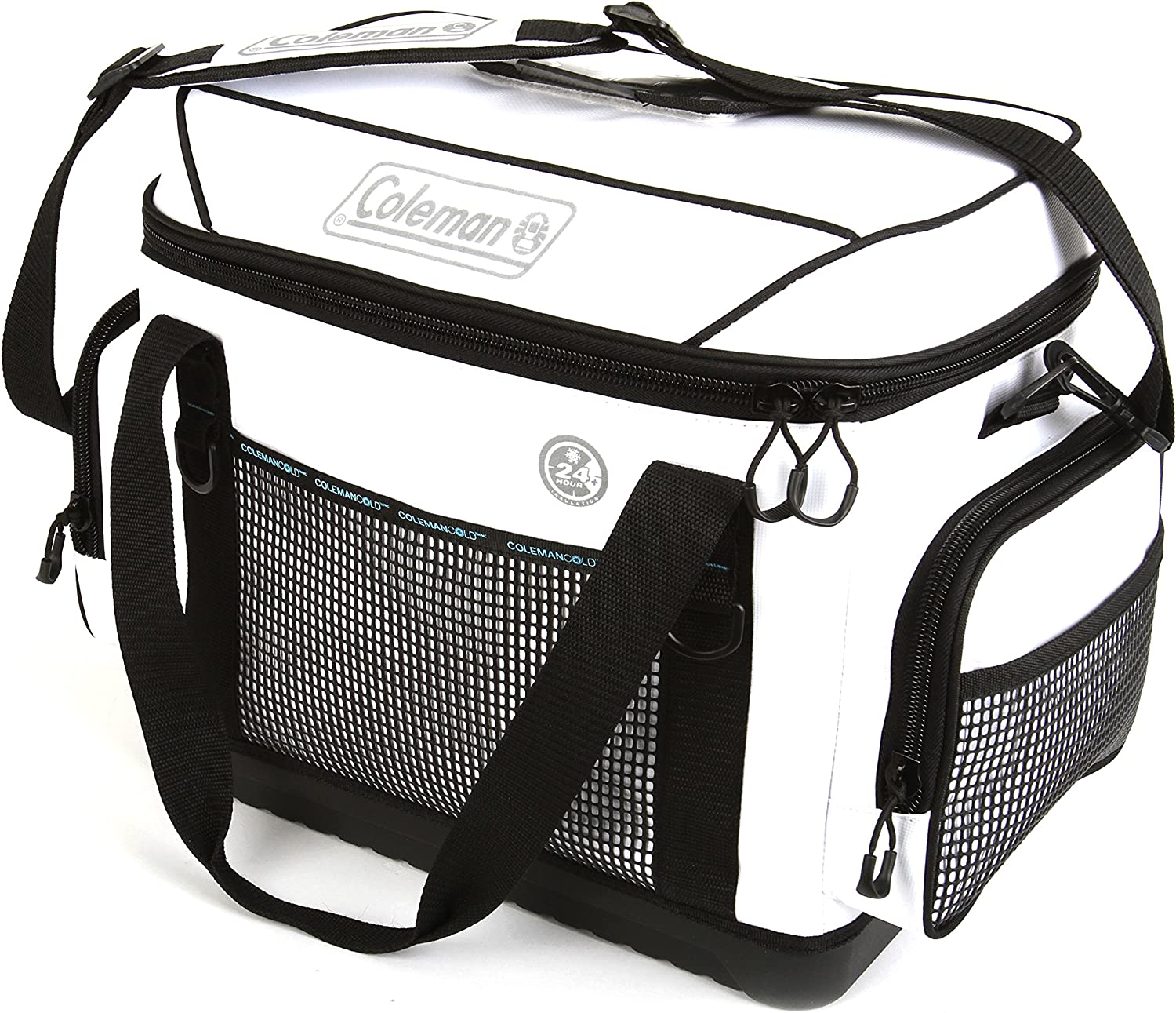 Coleman 42-Can Soft-Sided Marine Cooler Bag . White
