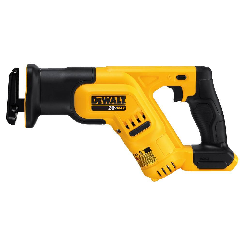 DEWALT DCS387BW205 20V MAX Cordless Compact Reciprocating Saw with 20V 5.0Ah Premium Battery Pack