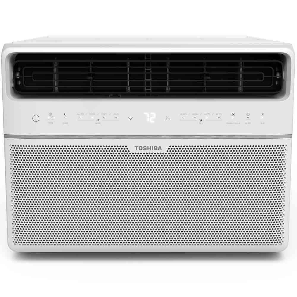 Toshiba RAC-WK1012ESCWR 10.000 BTU 115-Volt Smart Wi-Fi Touch Control Window Air Conditioner with Remote and ENERGY STAR in White