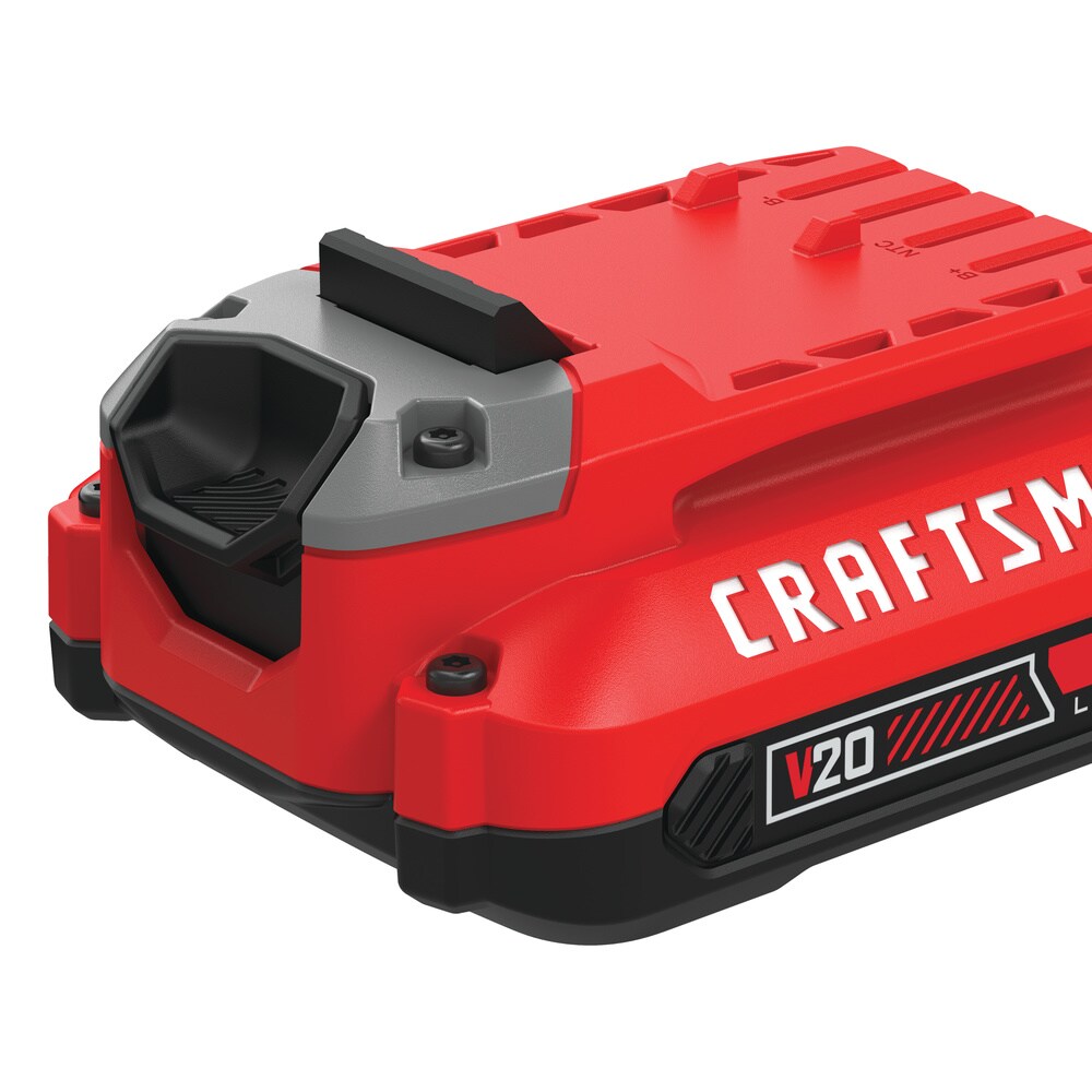 CRAFTSMAN V20 20-Volt 2-Pack 2 Amp-Hour; 2 Amp-Hour Lithium Power Tool Battery Kit (Charger Included)