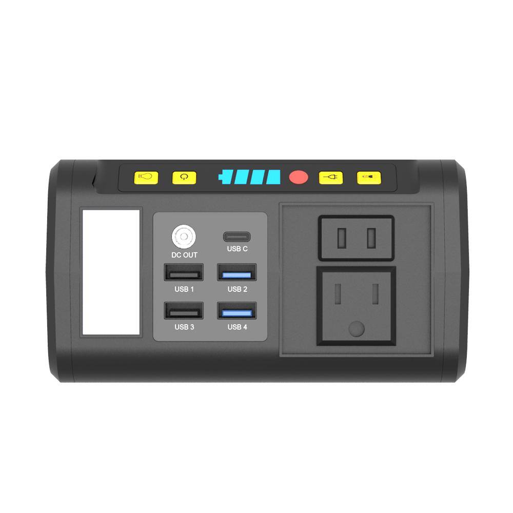 ROCKSOLAR RS81 80-Watt Li-Battery Generator Multi-function Push Button Start Portable Power