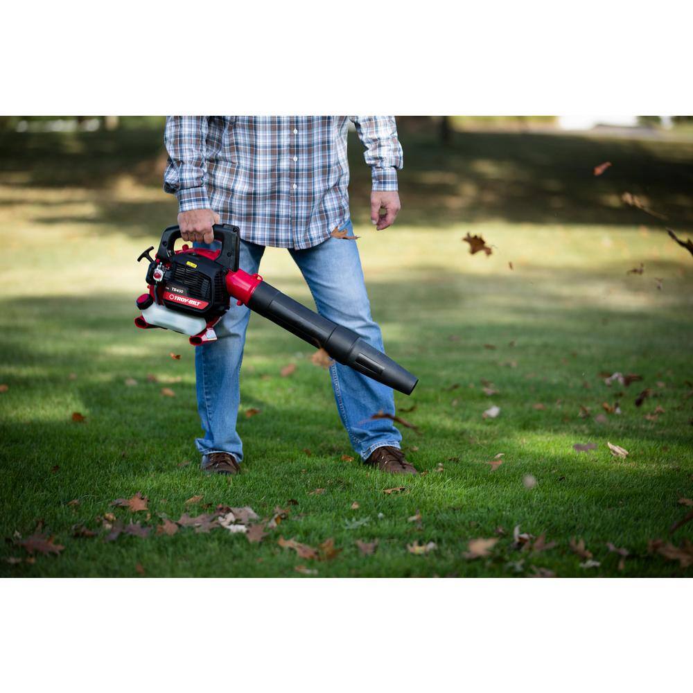 Troy-Bilt TB400 180 MPH 400 CFM 2-Cycle 25 cc Gas Handheld Leaf Blower