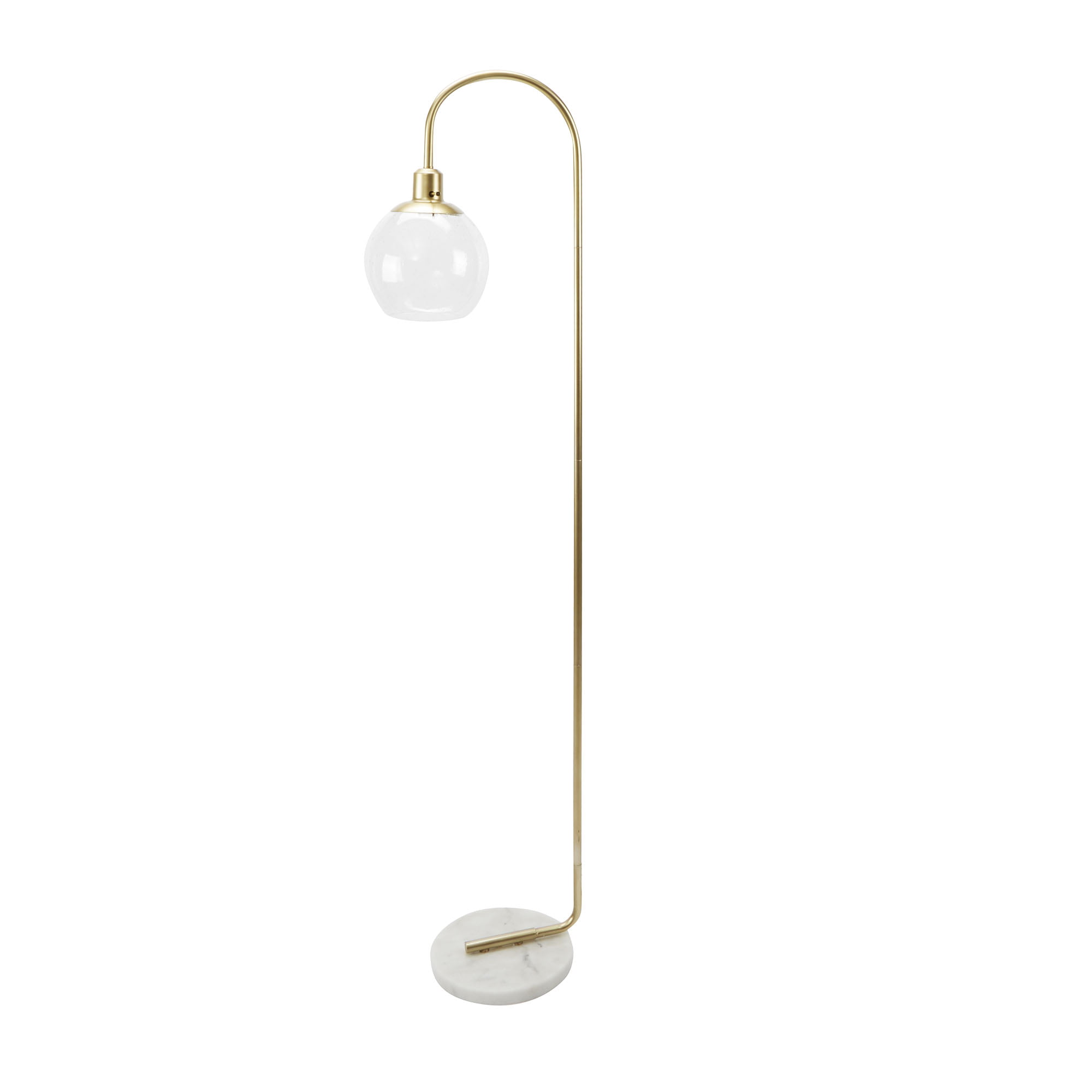 Better Home & Gardens Metal Floor Lamp. Brushed Brass