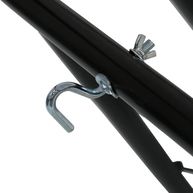 Sunnydaze Decor  550-Pound Capacity Universal Multi-Use Heavy-Duty Steel Hammock Stand 2 Person Fits Hammocks 9 to 14 -ft Long Black