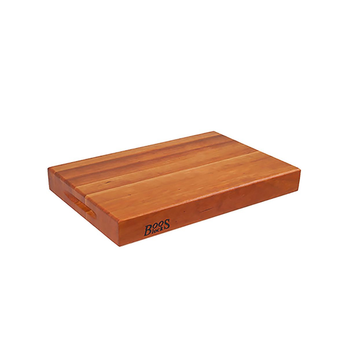 John Boos Reversible 2.25 Inch Thick Butcher Cutting Board Block. Cherry Wood