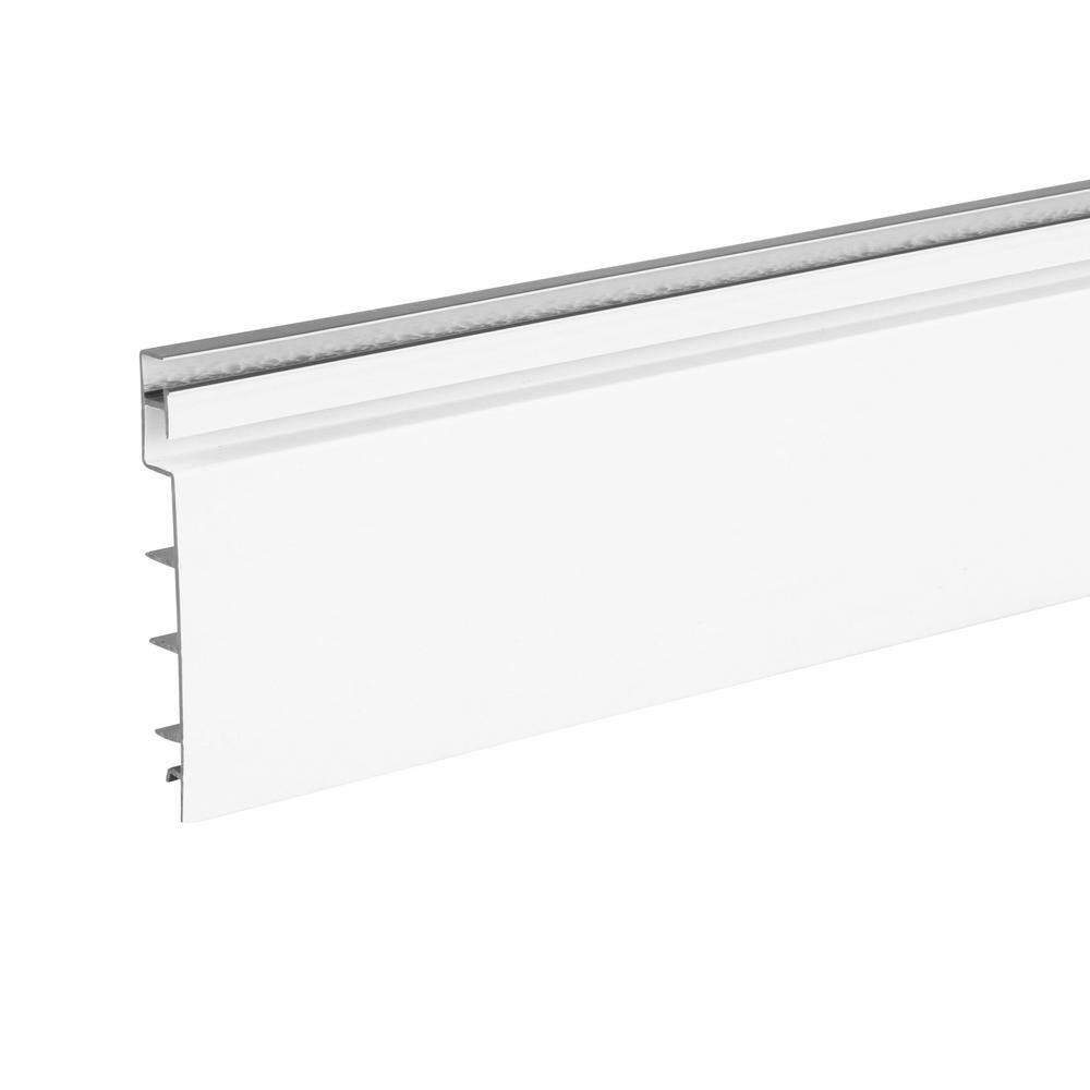 Proslat 33008 PVC Slatwall 8 ft. x 4 ft. White Hook Kit Bundle (20-Piece)