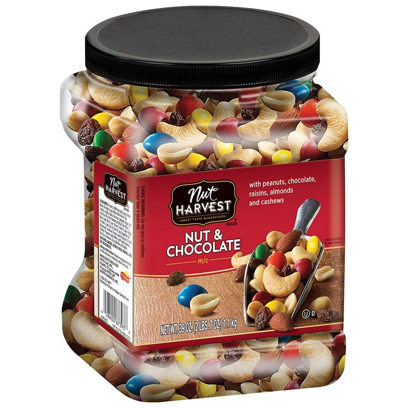 Nut Harvest Nut & Chocolate Mix. 39 Ounce Jar