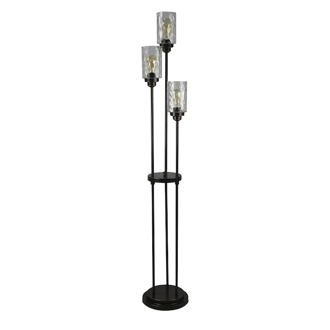 allen + roth  Latchbury 66.55-in Bronze Multi-head Floor Lamp