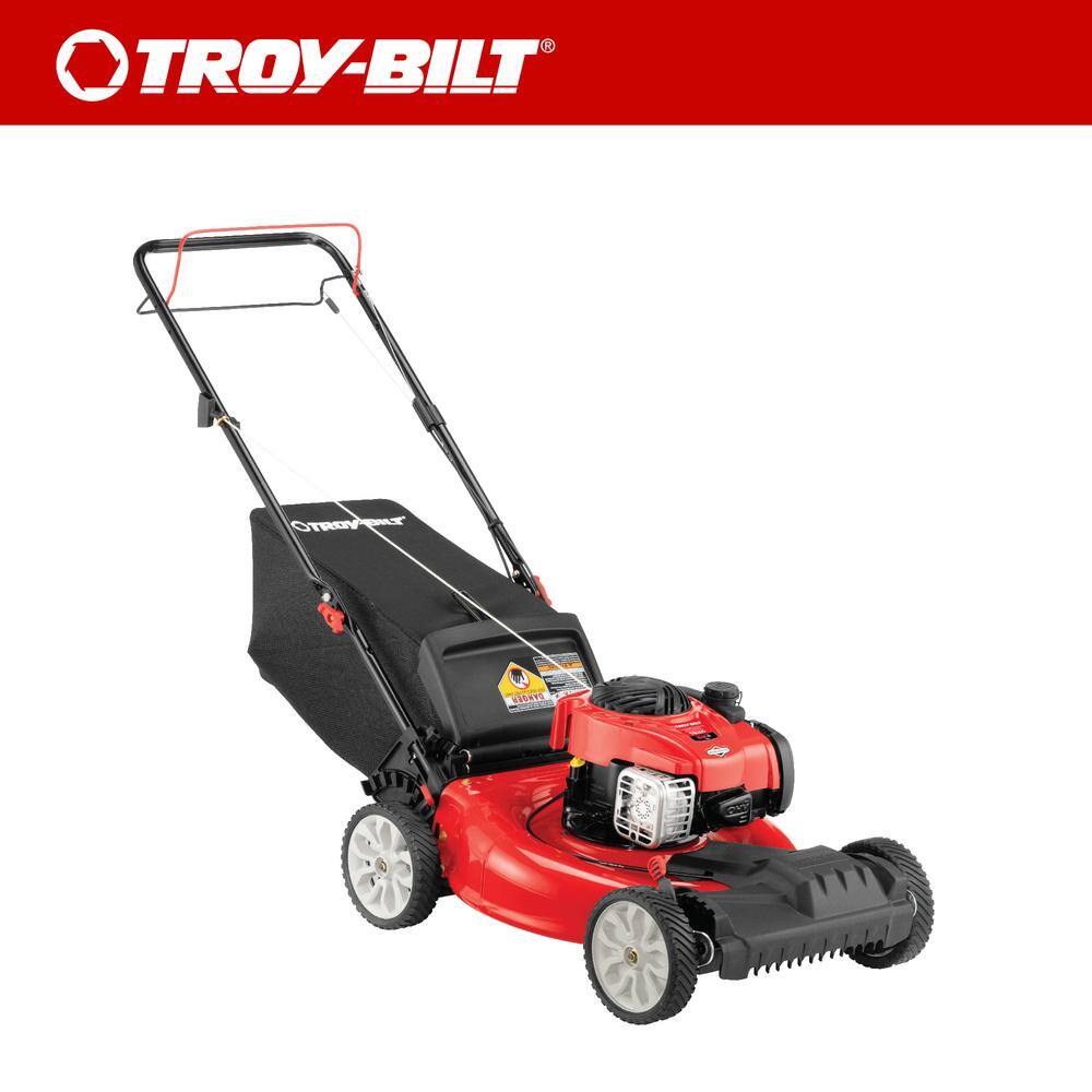Troy-Bilt TB200 21in. 140cc Briggs & Stratton Self Propelled Gas Lawn Mower with Mulching Kit Included